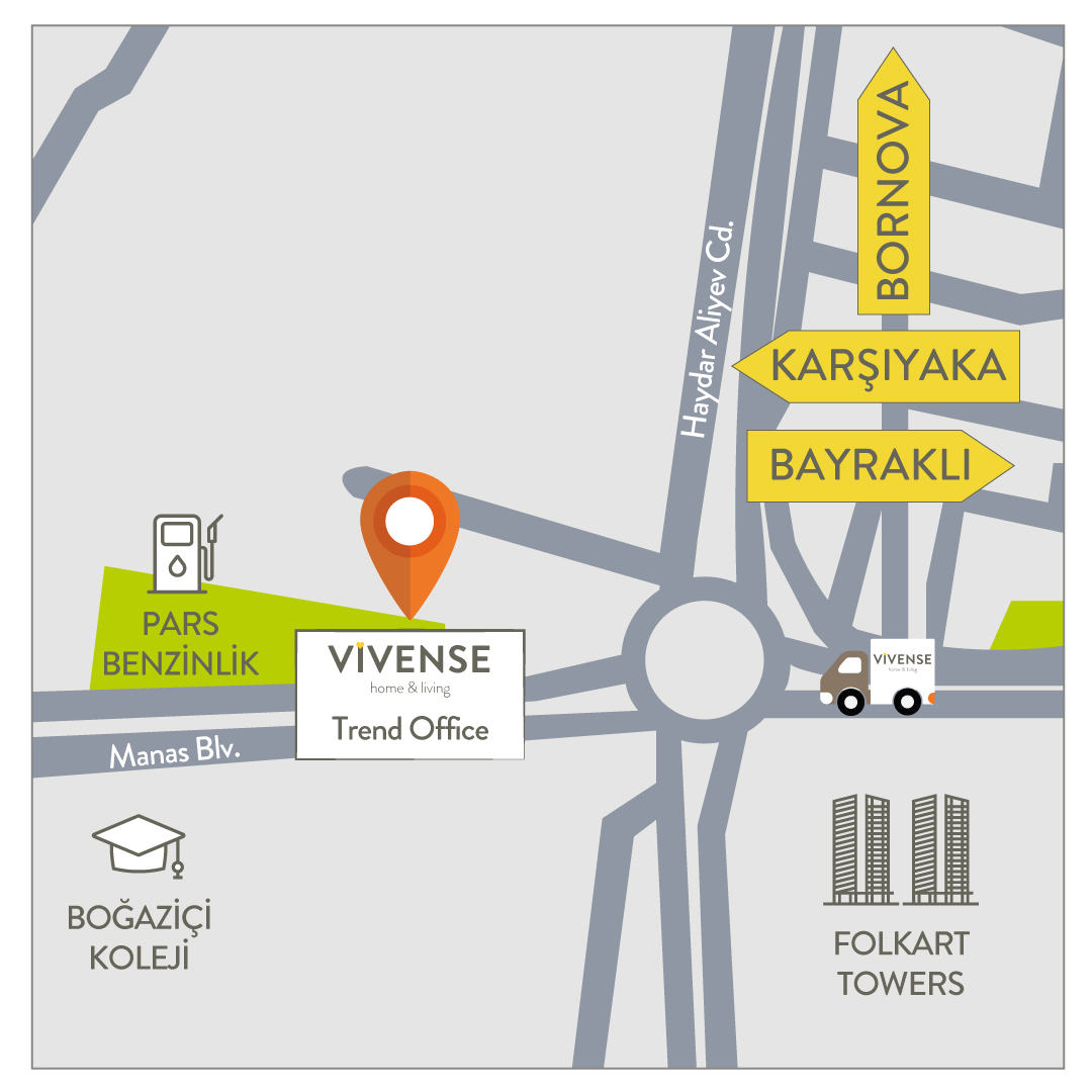 İzmir Bayraklı Mobilya Mağazası Vivense Mobilya Showroom