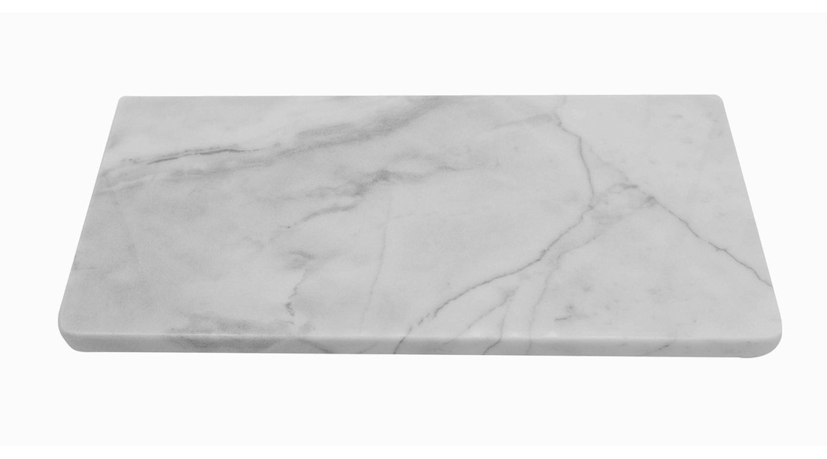 MERMER KAHVE SUNUM TABAĞI BEYAZ 12X25 CM Vivense